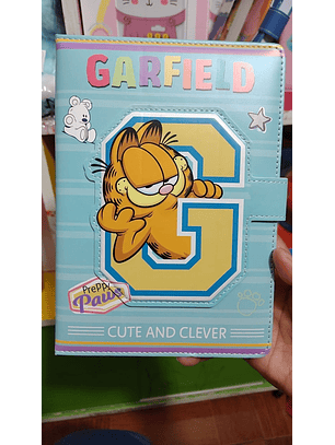 AGENDA IMANTADA KAWAII Garfielfd Turquesa