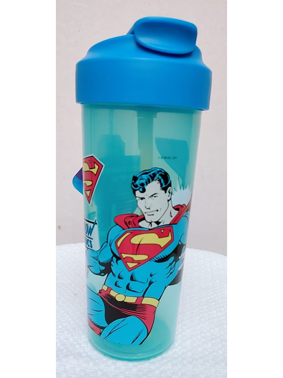 Tomatodo Shaker kawaii Superman Rosado 650 ml 1