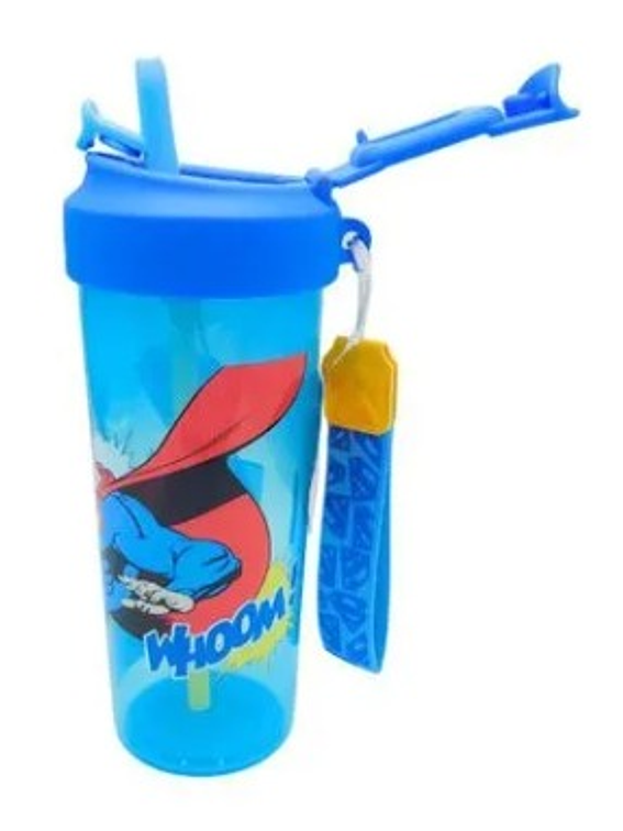 Tomatodo Shaker kawaii Superman Rosado 650 ml 3