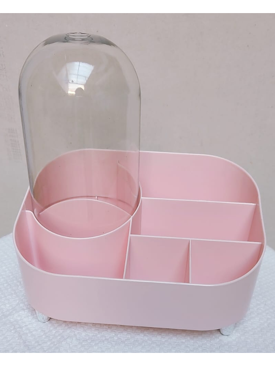 Caja De Almacenamiento De Cosméticos Multifuncional Rosa 2