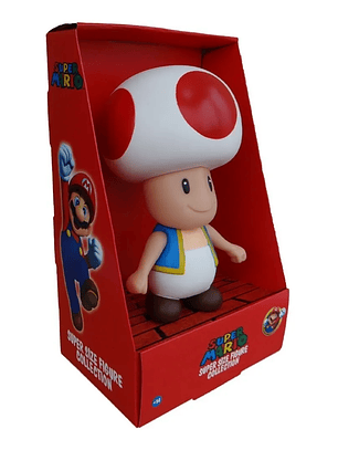 Figura Muñeco Toad Hongo - Super Mario 22cm 