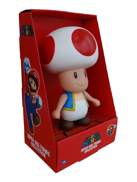 Figura Muñeco Toad Hongo - Super Mario 22cm  1