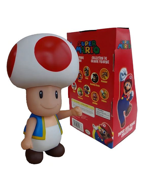 Figura Muñeco Toad Hongo - Super Mario 22cm  2