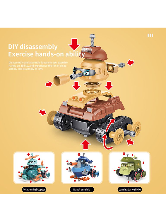 Juguete de Construcción de Vehículos  3