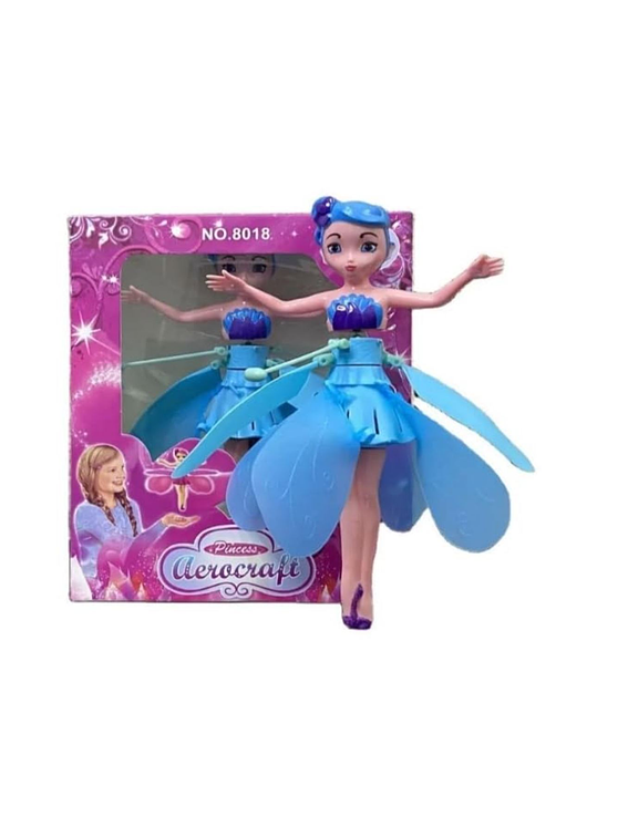 Muñeca Hada Voladora Con Sensor Recargable Multicolor 1