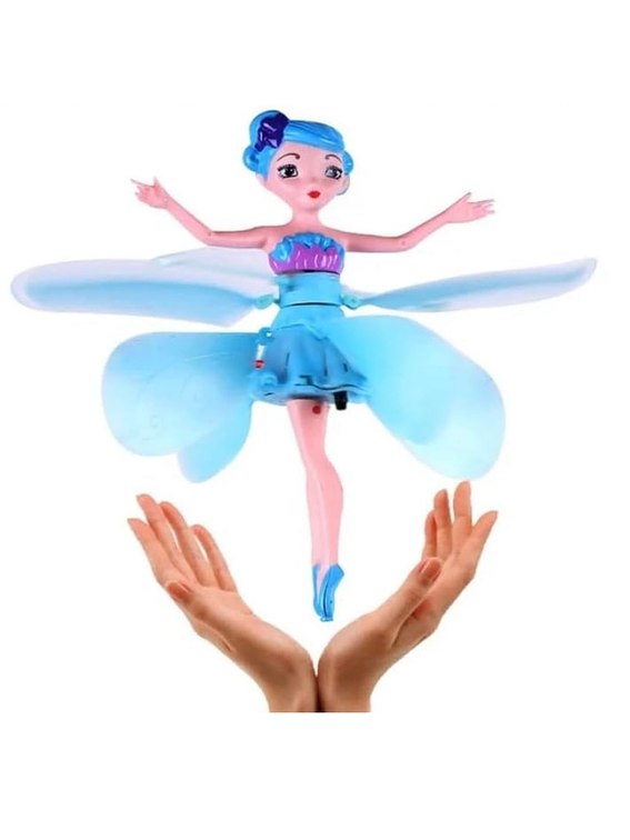 Muñeca Hada Voladora Con Sensor Recargable Multicolor 2