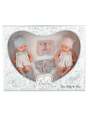 Bebés Mellizas Recien Nacidas (25cm)
