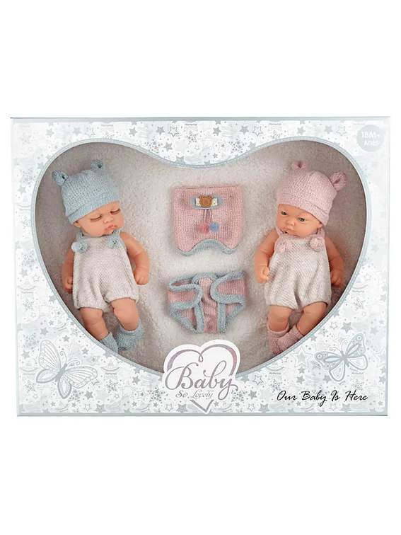 Bebés Mellizas Recien Nacidas (25cm) 1