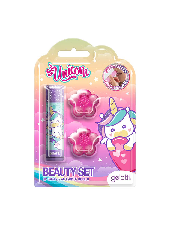 Blister Unitario + Ganchitos Unicornio. 1