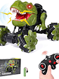 Juguete Carro Todo Terreno 4X4 con Control Remoto Dinosaurio Verde - Miniatura 1