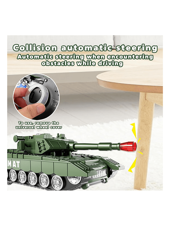 Tanque Transformable Robot Con Humo , Luz y Sonido 2