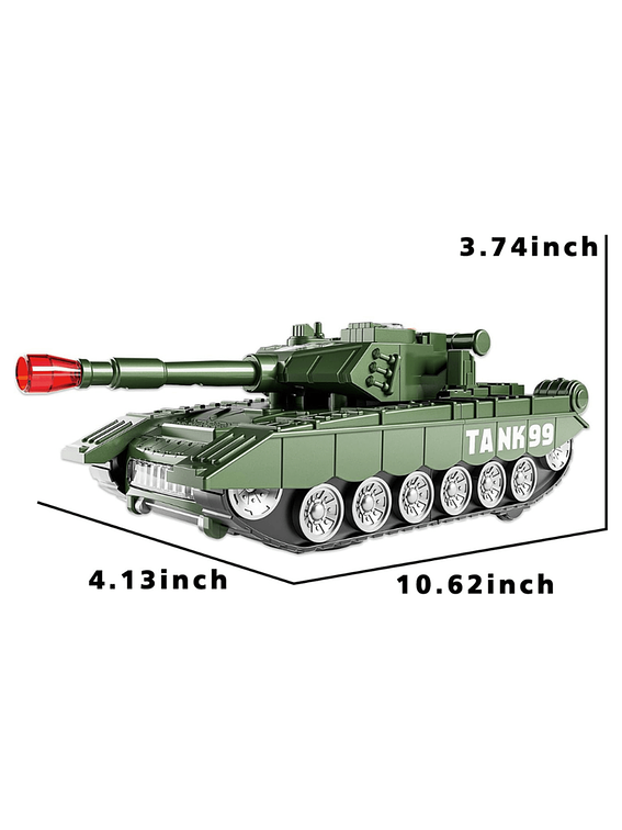 Tanque Transformable Robot Con Humo , Luz y Sonido 3