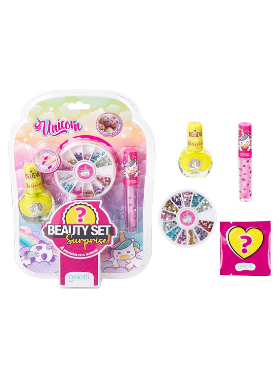 Esmalte de uñas, brillo labial y  gemas para decorar las uñas 1