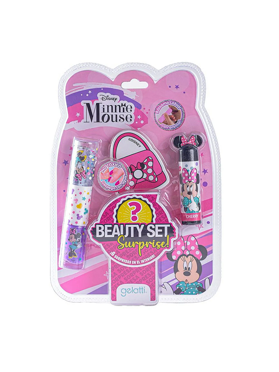 Bálsamo Labial con aroma, un brillo de labios, un espejo con forma de cartera  1