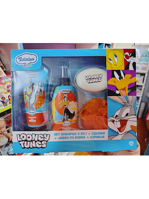 Set de baño para niños con la temática de los Looney Tunes