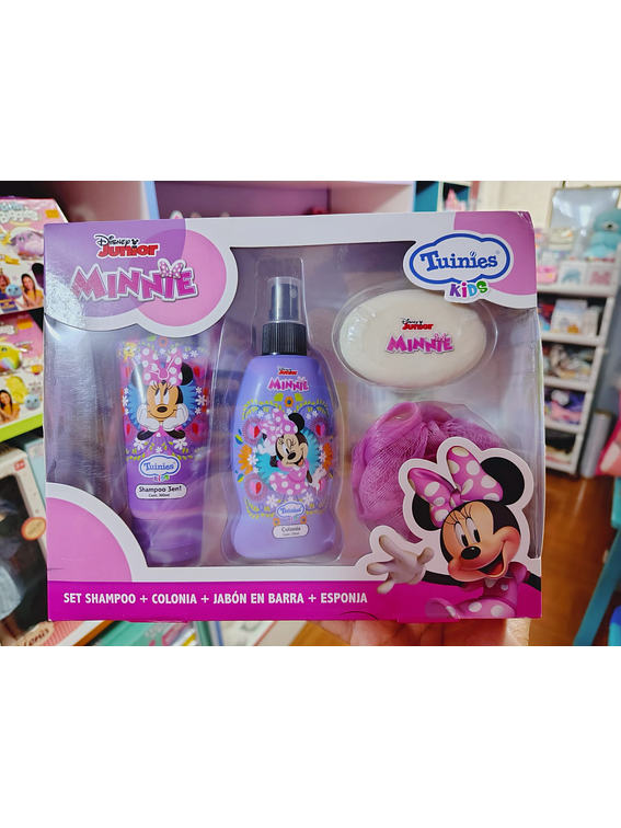 Set de baño para niños con la temática de Minnie Mouse 2