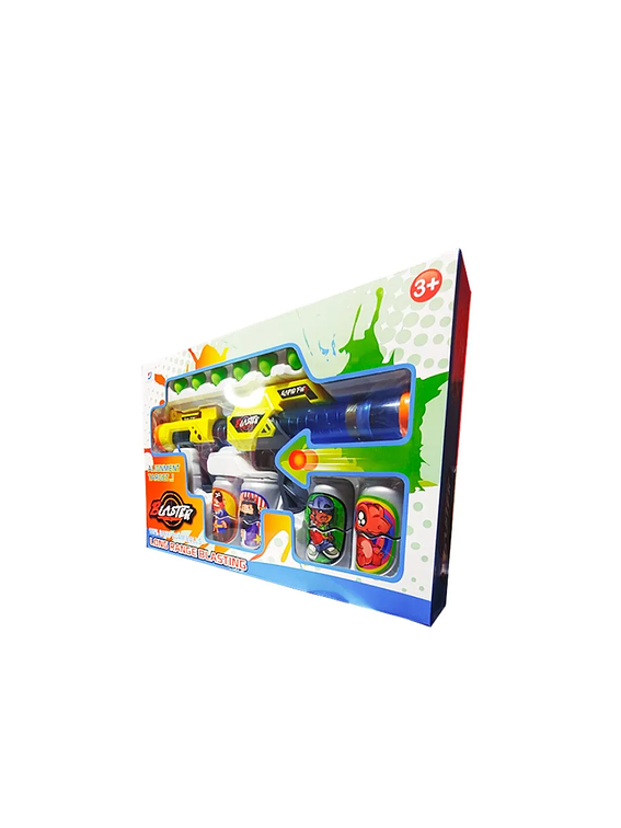Arma de Disparos Blaster Long Range Blasting - Amarillo 3