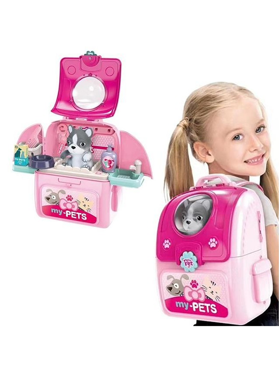 SET MOCHILA MASCOTA MY-PETS 1
