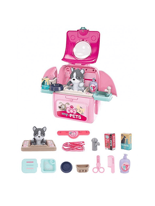 SET MOCHILA MASCOTA MY-PETS