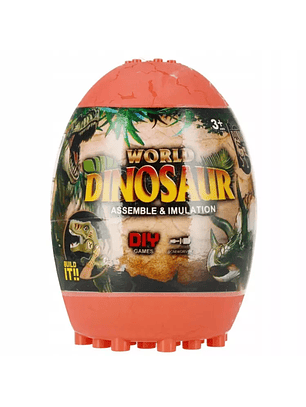 Dinosaurio para armar dentro de un huevo