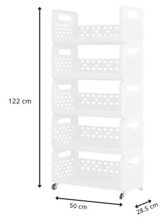 Estante organizador multiuso de 5 Niveles 3