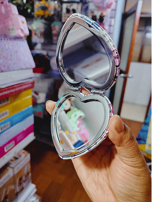 Espejo de mano Mariposas y Brillos