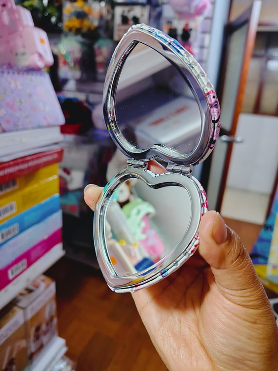 Espejo de mano Mariposas y Brillos-  2