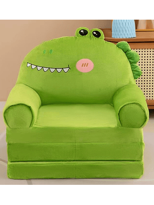 Sofá Cama Para Bebés Y Niños De Tres Pliegues (120x50cm)