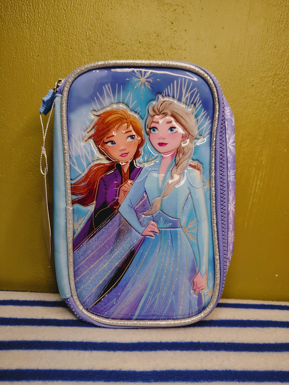 Estuche Escolar Doble Frozen - Anna y Elsa (Edición Brillante). 1