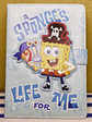 Agenda Planner Bob Esponja - Diseño Pirata con Cierre Imantado. - Miniatura 1