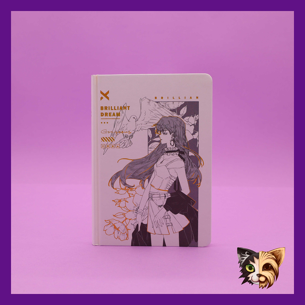 Libreta Personajess Anime B/N