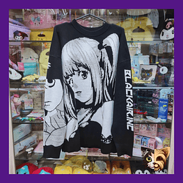 Polerón Misa Death Note Oversize