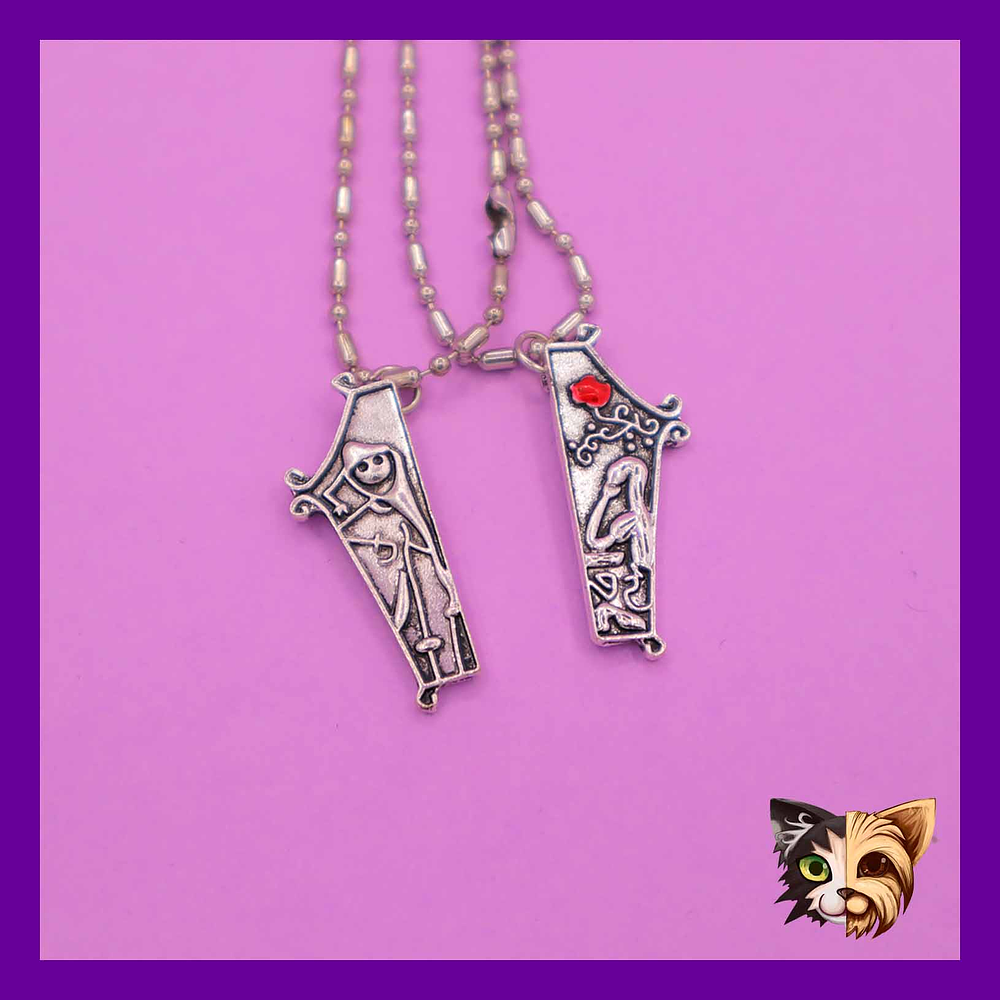 Collar pareja Jack y Sally