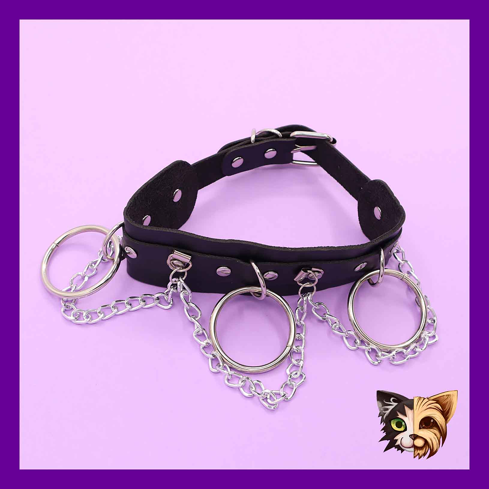 Chokers Cuerina