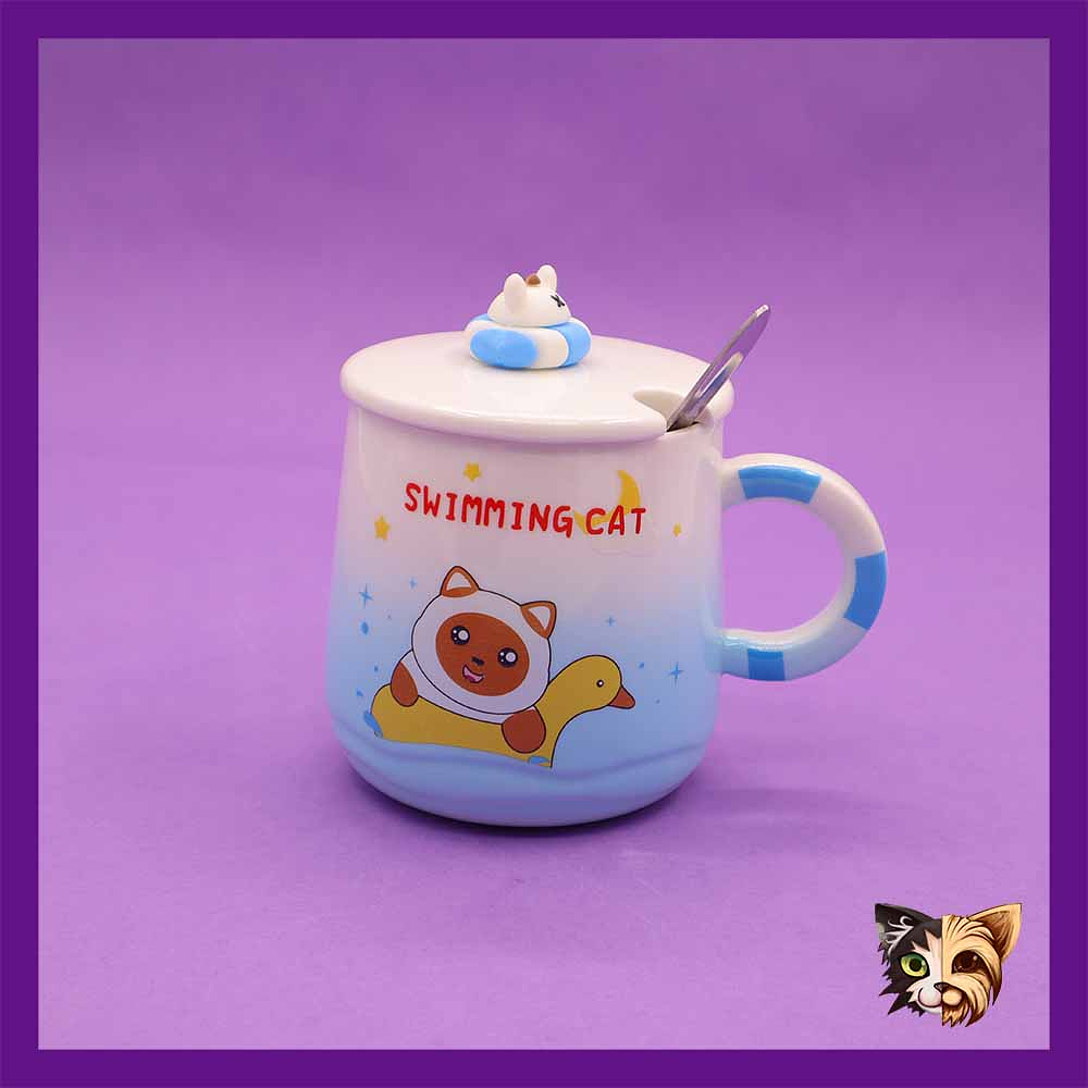 Taza Gato Flotador