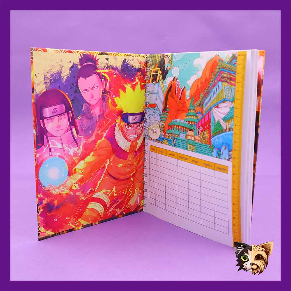 Cuaderno Tapa dura Naruto