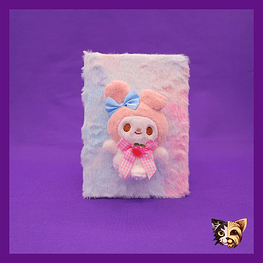 Libreta de peluche Kawaii