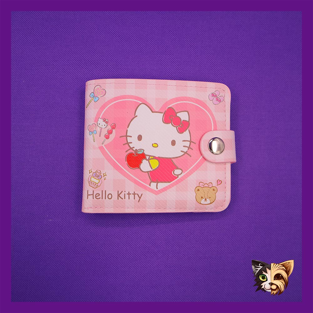 Billetera Kawaii con Broche