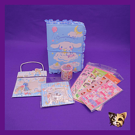 Planner Kuromi, Cinnamoroll y Kitty con Accesorios