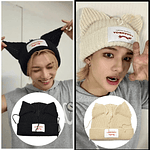 Gorro de lana Gato