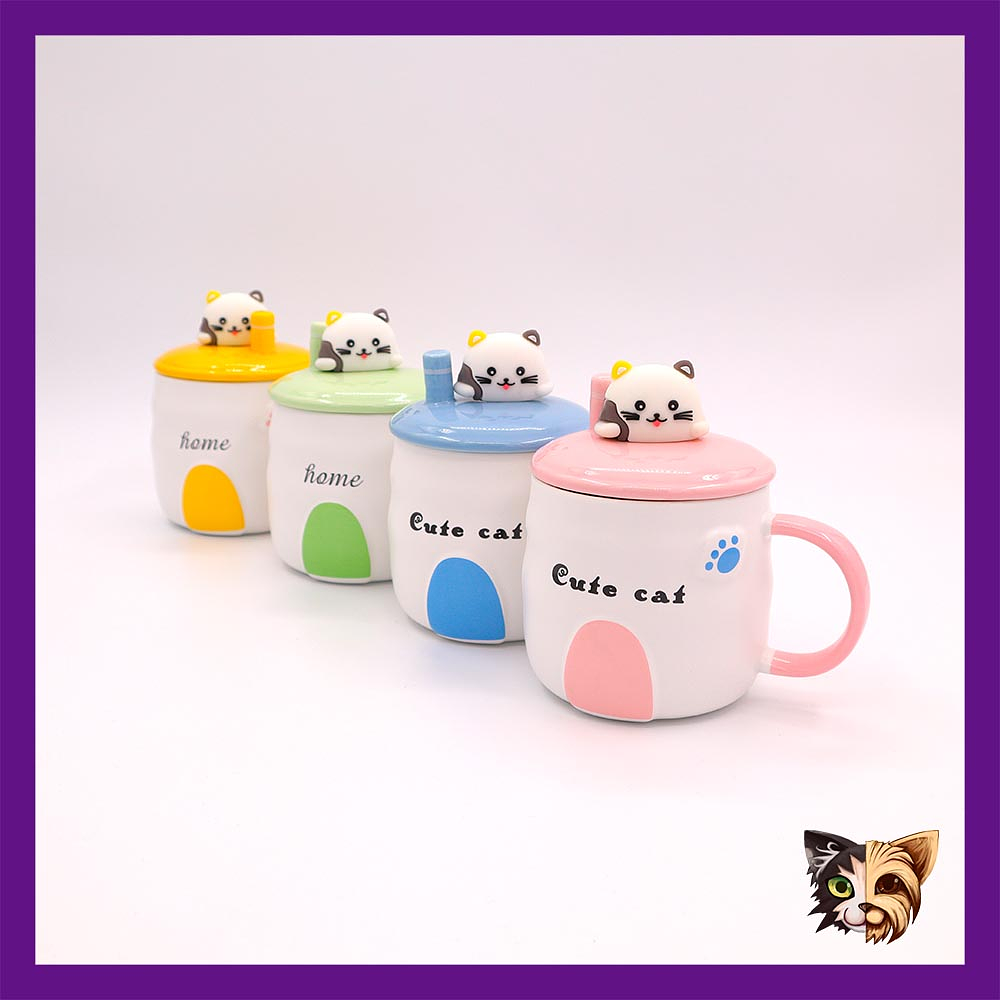 Taza Gato Pancita colores