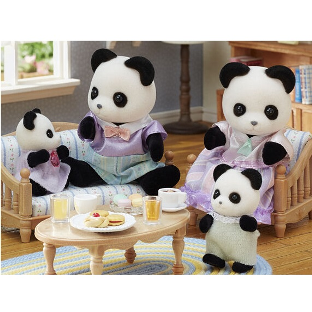 Sylvanian Families Familia Panda Pookie