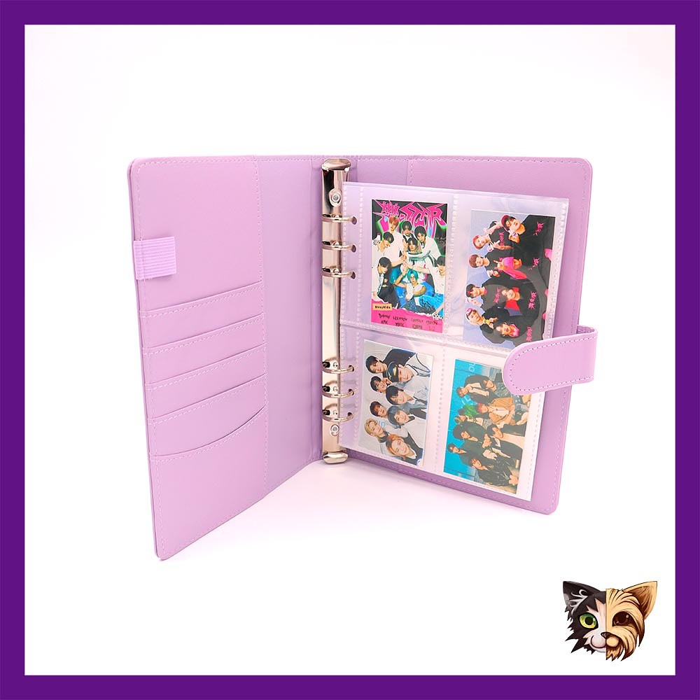 Binder para photocards grande anillado