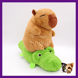 Peluche Capibara Cocodrilo