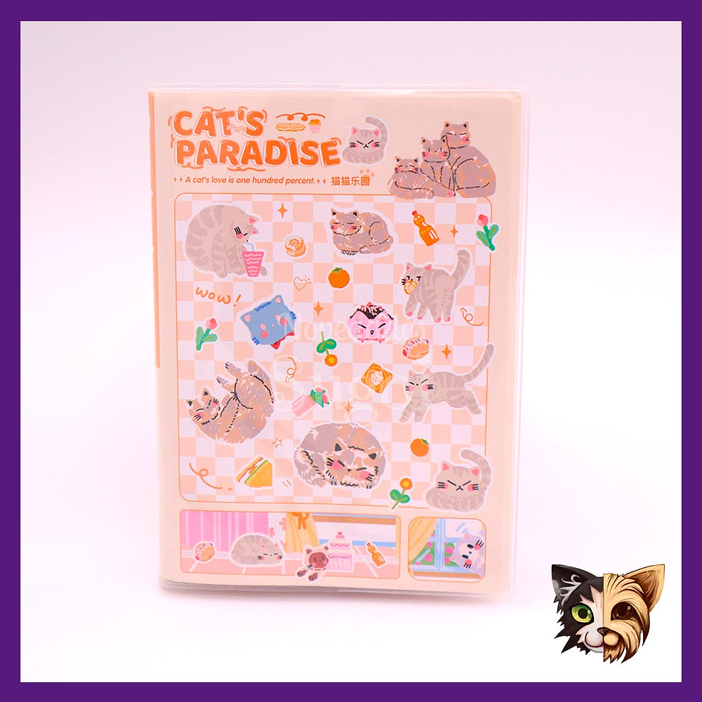 Libreta Empastada Cat´s Paradise 