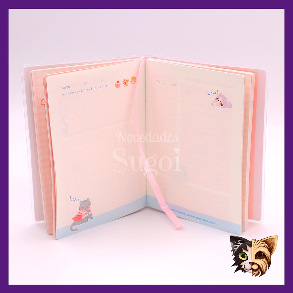 Libreta Empastada Cat´s Paradise 