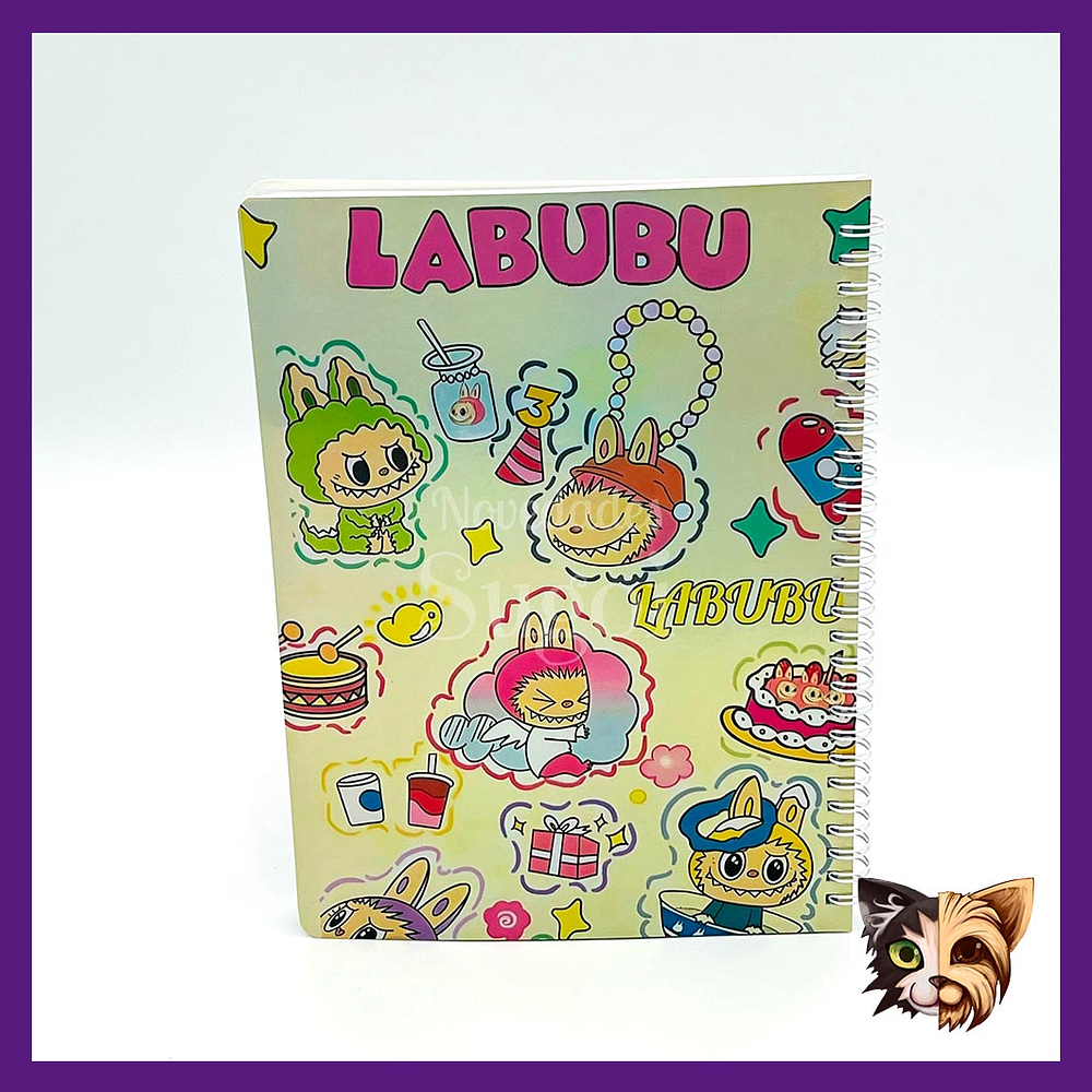 Cuaderno Labubu Tornasol