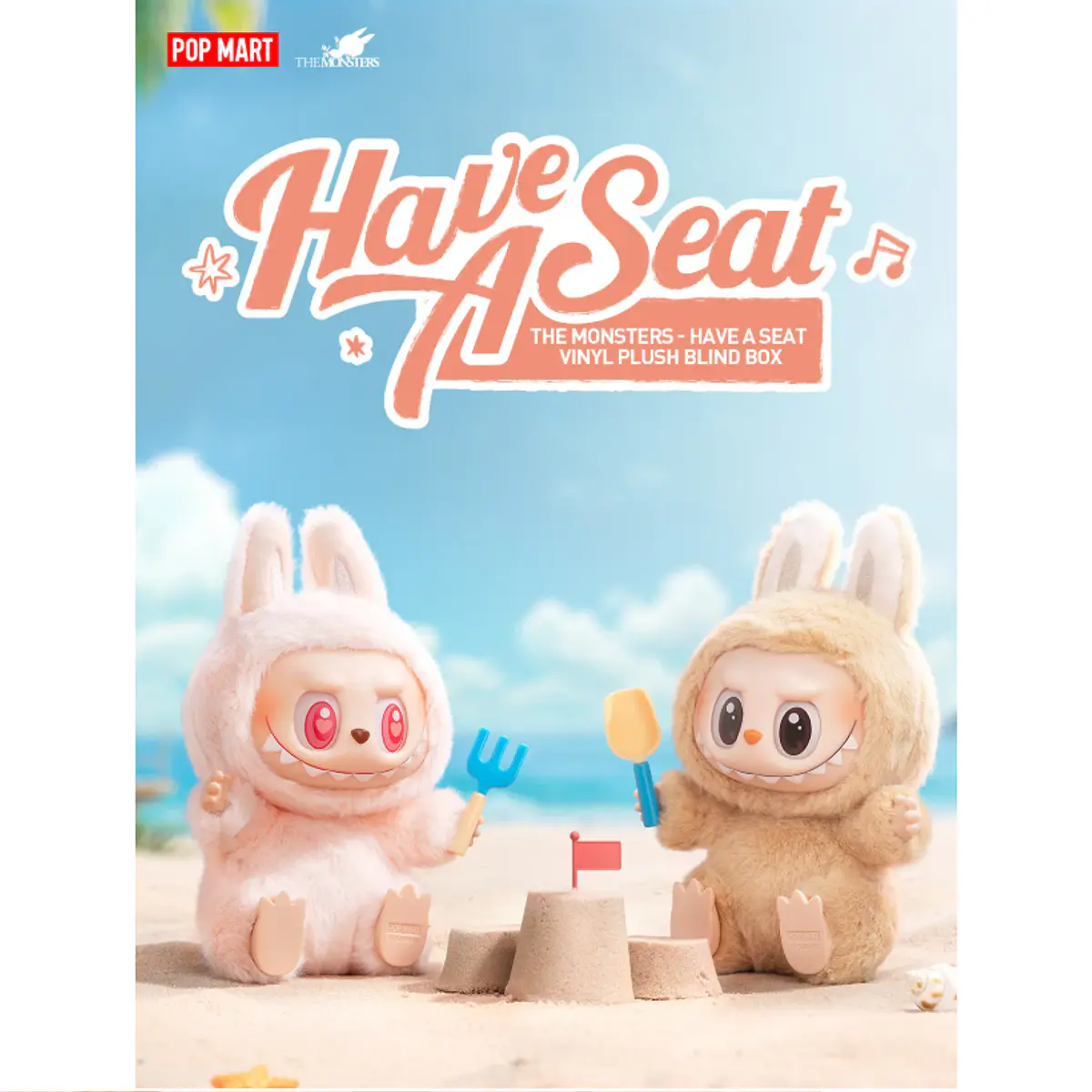 LABUBU THE MONSTERS Have a Seatぬいぐるみ2セット LABUBU THE MONSTERS - HAVE A SEAT SERIES