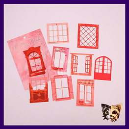Set stickers Ventana Scrapbook