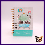 Libreta gatos disfraz